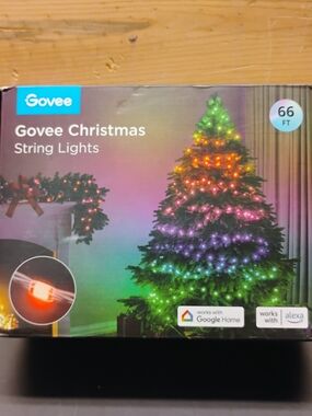 Govee Multicolor Christmas String Lights - Smart LED Holiday Lighting
